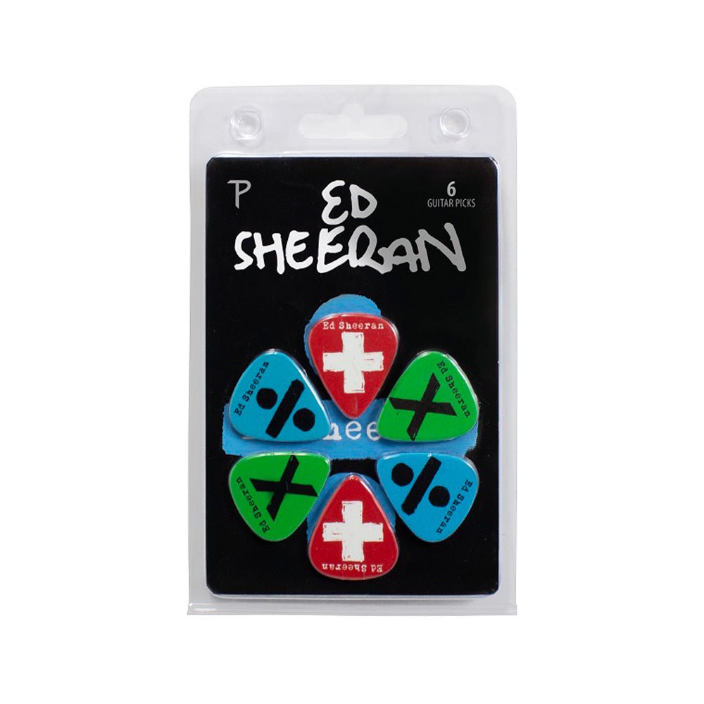 ED SHEERAN エドシーラン - 6枚セット / ギターピック - PGS